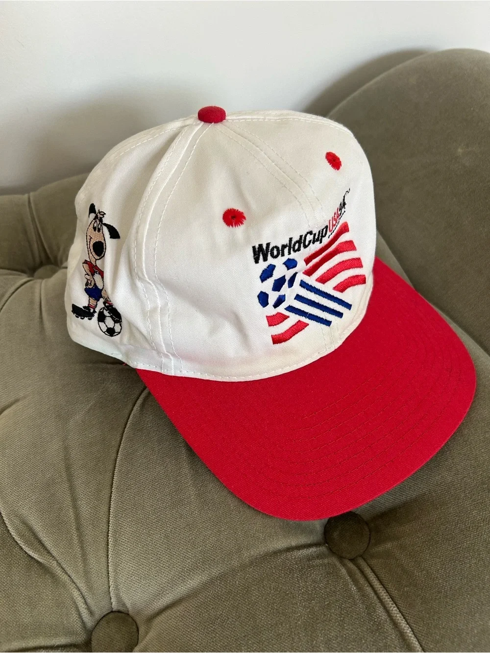 Vintage 1994 USA FIFA World Cup Hat Snapback Cap 90s Twins Enterprise Striker